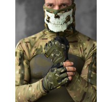 ПАРАЧАТКИ ТАКТИЧНІ MECHANIX M-PACT® FINGERLESS OLIVA GLOVES ВТ1023