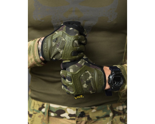 ПАРАЧАТКИ ТАКТИЧНІ MECHANIX M-PACT® FINGERLESS OLIVA GLOVES ВТ1023 — фото 2