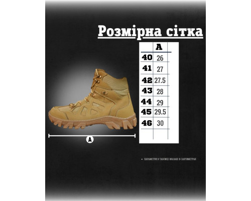 Тактичні берци Tactical Nubuck cayot — фото 9