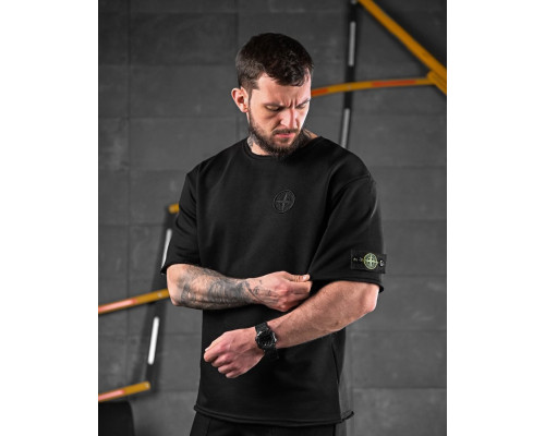 Костюм Stone Island black РА4927 — фото 5