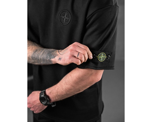 Костюм Stone Island black РА4927 — фото 6