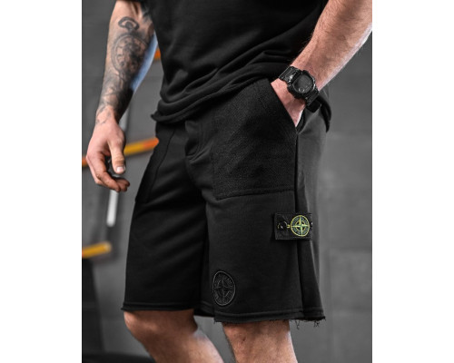 Костюм Stone Island black РА4927 — фото 7