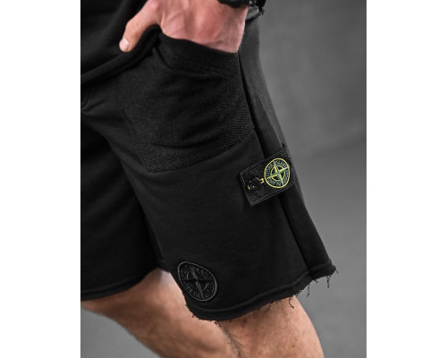 Костюм Stone Island black РА4927 — фото 9