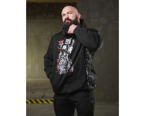 Тепла худи ghetto warrior НП4873