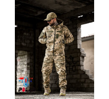 Демісезонний тактичний костюм на флісі OMEGA піксель НП4882