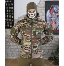 Тактична курточка софтшел recruit мультикам НП4886