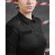Жіноче поло black НП4951 — фото 7