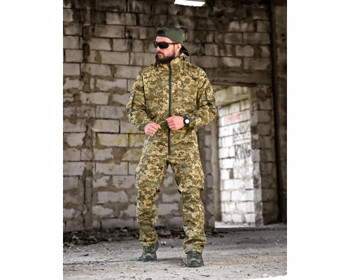 Тактичний костюм гірка retouch на флісі піксель ВТ7681 — фото 2