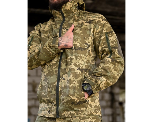 Тактичний костюм гірка retouch на флісі піксель ВТ7681 — фото 4