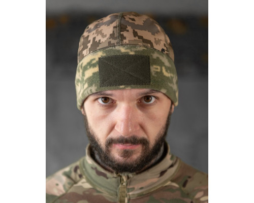 Шапка софтшел піксель ТР6284