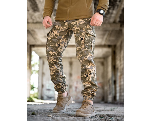 Зимові штани soft shell BANDIT піксель ТР6410