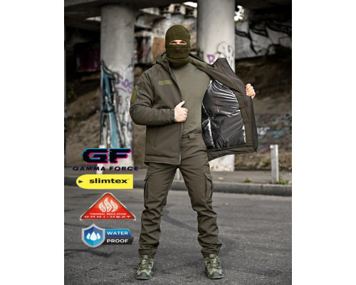 Зимовий тактичний костюм GAMMA GEN2 олива ТР6415