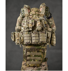 Плитоноска 4 швидких скидання Cordura мультикам ВТ7929