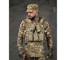 Плитоноска 4 швидких скидання Cordura піксель ВТ7930
