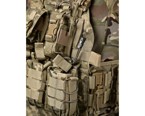 Плитоноска 4 швидких скидання Cordura піксель ВТ7930 — фото 4