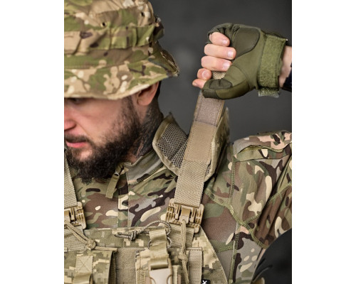 Плитоноска 4 швидких скидання Cordura піксель ВТ7930 — фото 5