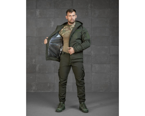 Зимовий тактичний костюм Zero Omni-Heat oliva ВТ7967