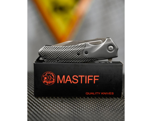 Ніж викидний Mastiff carbon ВТ4766 — фото 2