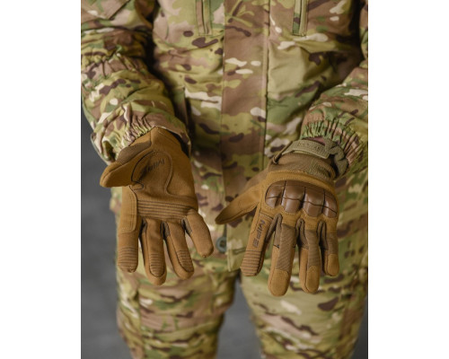 Зимові рукавички Mechanix energy із захисними накладками койот ВТ7557 — фото 2
