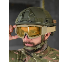 ТАКТИЧЕСКИЕ ВОЕННЫЕ АРМЕЙСКИЕ ОЧКИ СО СМЕННЫМИ СТЕКЛАМИ REVISION coyot ВТ3914