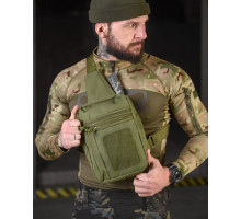 Нагрудна сумка кобура Silver knight olive ВТ3952