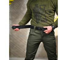 Тактичний ремінь Ranger Belt Attack black ВТ5078