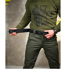 Тактичний ремінь Ranger Belt Attack black ВТ5078