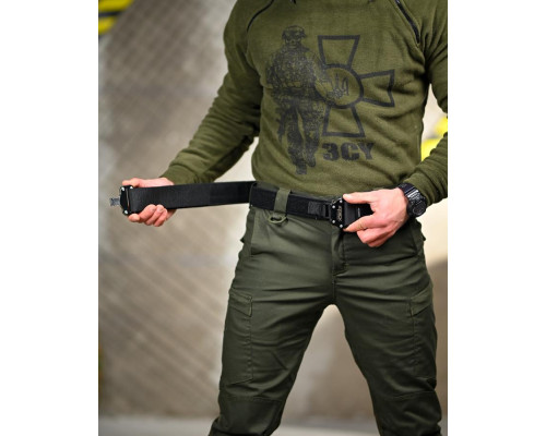Тактичний ремінь Ranger Belt Attack black ВТ5078