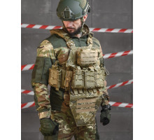 Плитоноска 4 швидких скидання Cordura піксель НП5128