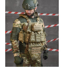 Плитоноска 4 швидких скидання Cordura піксель НП5128