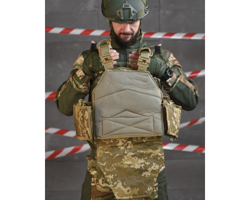 Плитоноска 4 швидких скидання Cordura піксель НП5128 — фото 2