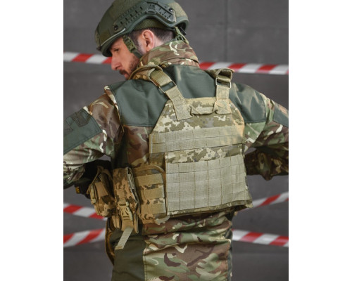 Плитоноска 4 швидких скидання Cordura піксель НП5128 — фото 3