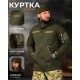 Демісезонна тактична куртка софтшел lion олива ВТ5051 — фото 6