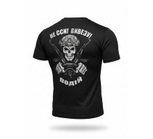 Тактична потоотводна футболка SABUR Не сси вивезу black ВТ5080