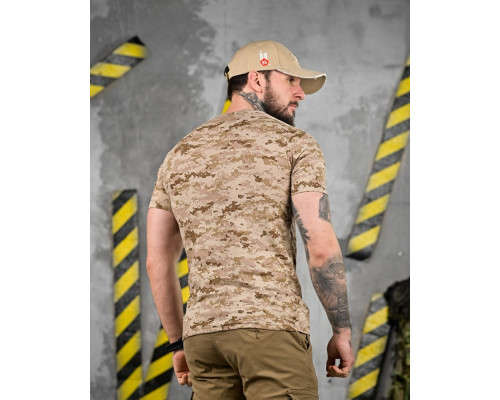 ХЛОПКОВА ТАКТИЧНА ФУТБОЛКА PATRIOT DESERT DIGITAL ВТ5101 — фото 4