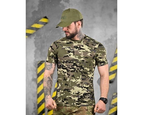 ХЛОПКОВА футболка тактична PATRIOT MultiCam green ДЛ6384 — фото 2