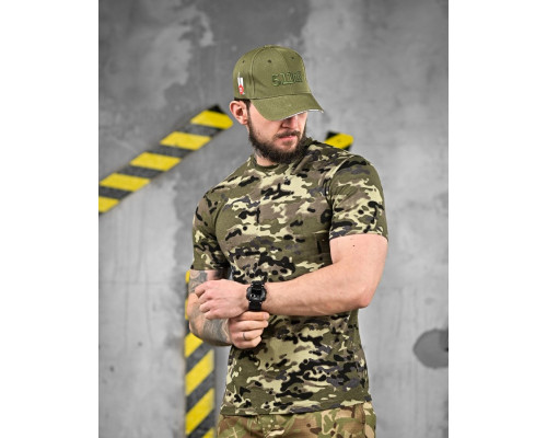 ХЛОПКОВА футболка тактична PATRIOT MultiCam green ДЛ6384 — фото 3