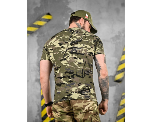 ХЛОПКОВА футболка тактична PATRIOT MultiCam green ДЛ6384 — фото 4