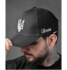 Бейсболка ukraine black ch/b