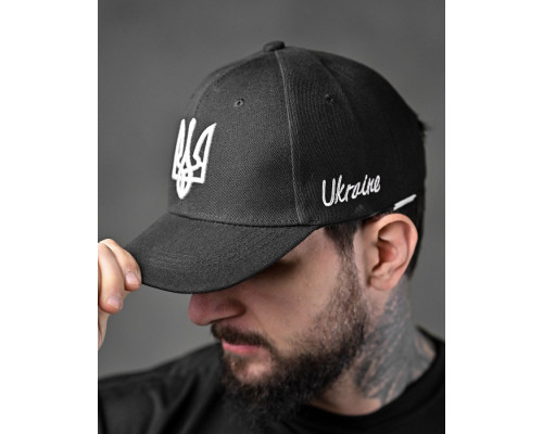 Бейсболка ukraine black ch/b