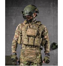 Плитоноска 4 швидких скидання з напашником Cordura піксель ДЛ63965