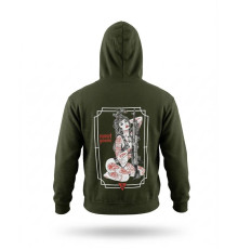 Мілітарі худі TRENASH girl oliva ДЛ6444