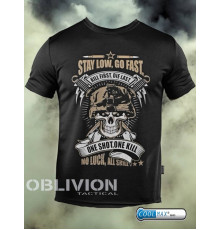 Тактична футболка Oblivion Go fast Oblivion black ДЛ6582