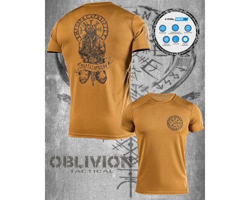 T-shirt CoolPass runes coyote DL7019