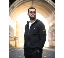 Міська Ветровка Stone island кишеня black 4 ДЛ7035