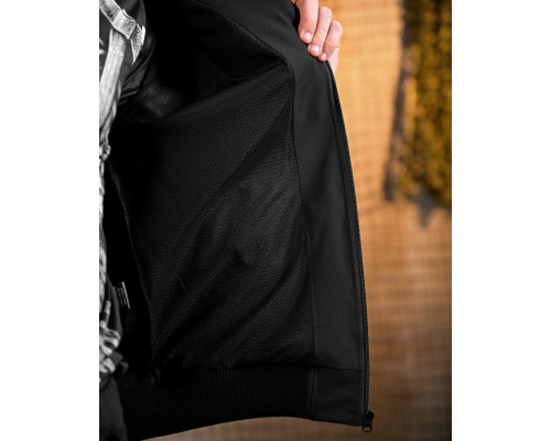 Міська Ветровка Stone island кишеня black 4 ДЛ7035 — фото 2