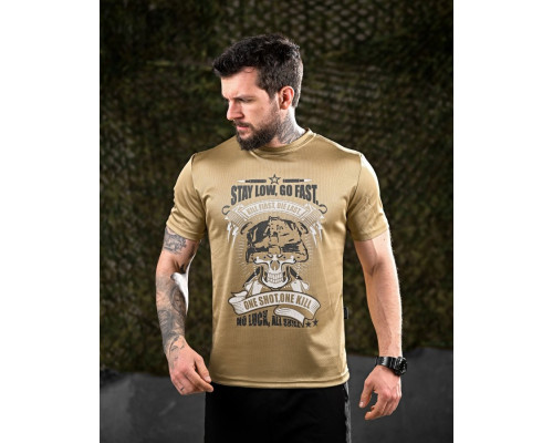 Тактическая футболка Oblivion Go fast Oblivion coyote ДЛ7051